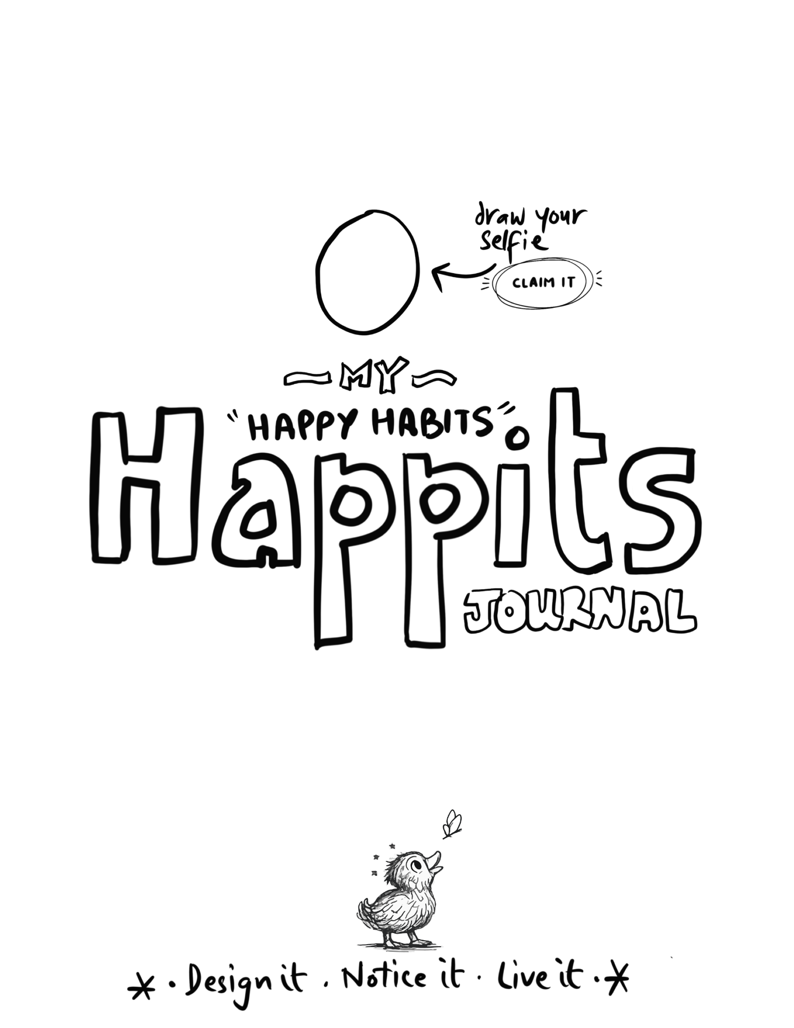 My Happits Journal cover